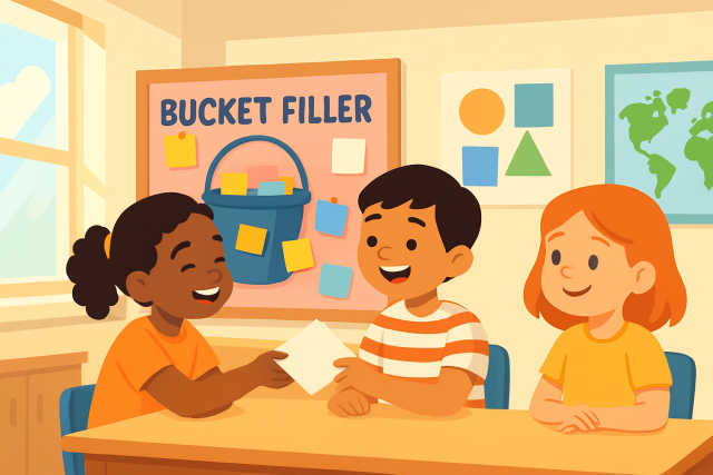 Simple Bucket Filler Template for Teachers
