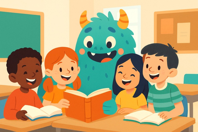 The Day the Monster Came to School - Reading Tips for Kids