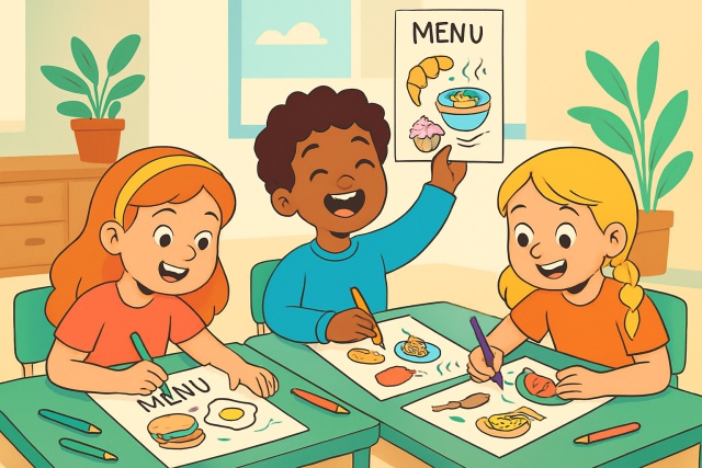 Simple Steps for Writing a Menu in Elementary Class